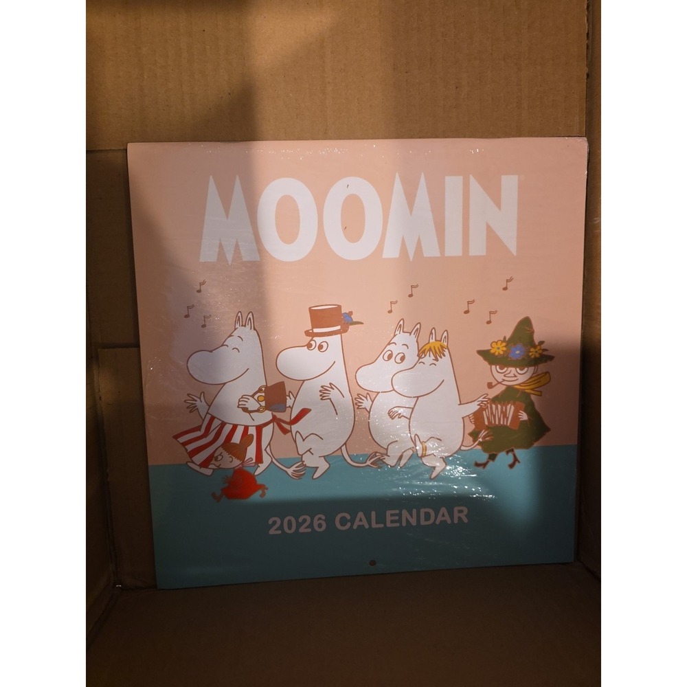 2026 Moomin Wall Calendar Moominvalley Tove Jansson Moomintroll Snufkin‎ 12x12